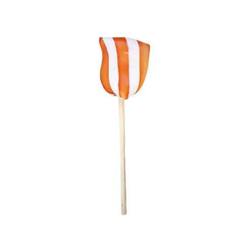 Orangen Clip-Lutscher