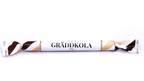 Gräddkola - Polkagrisstång